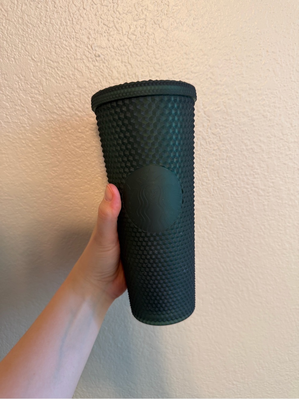 Starbucks 2022 Dark Green Studded Cold Cup Tumbler 24 oz